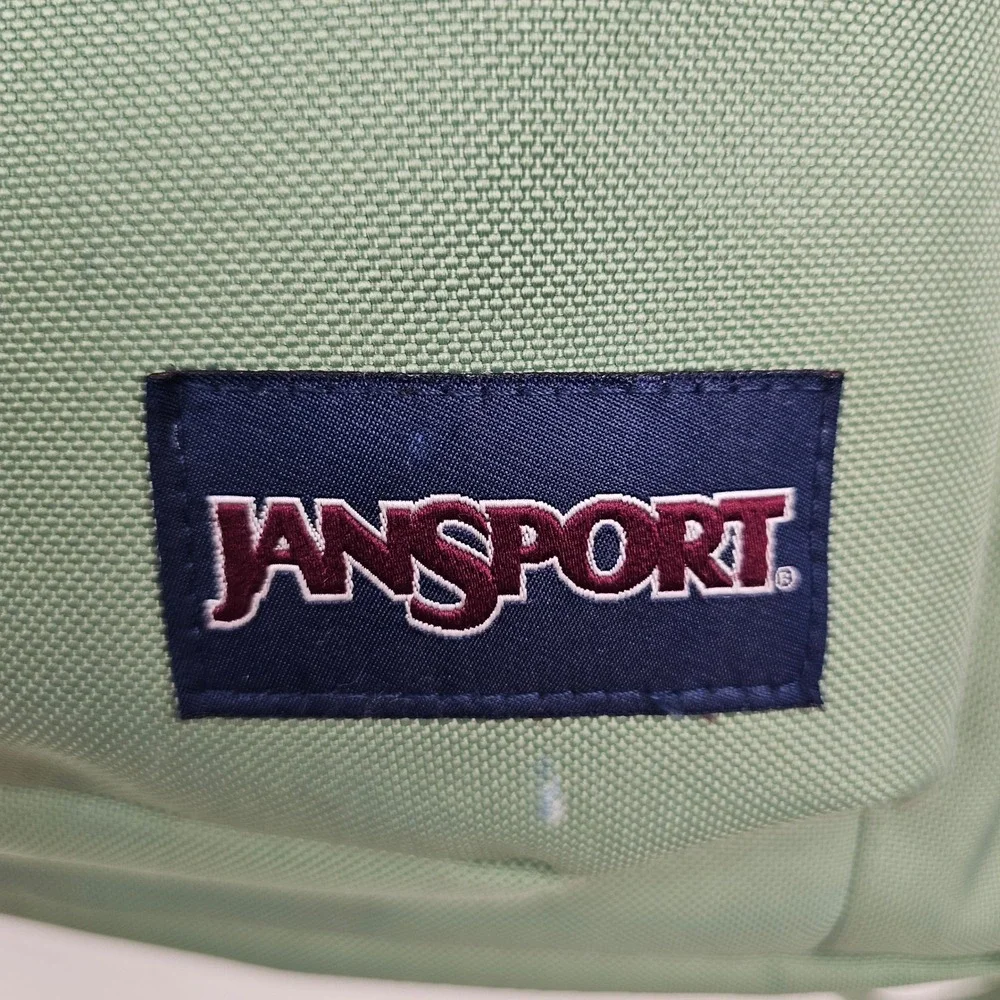 JanSport Backpack Unisex OS Sage Green West Break Cordura Durable School Bag